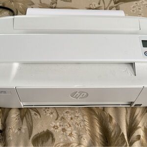 A white printer that is used like new